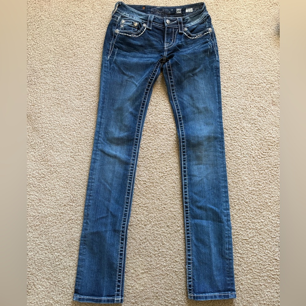 Miss Me Signature Straight Jeans